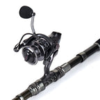 Sougayilang Telescopic Fishing Rod Reel Combos with Carbon Fiber Fishing Pole Spinning Reels and Fishing Accessories