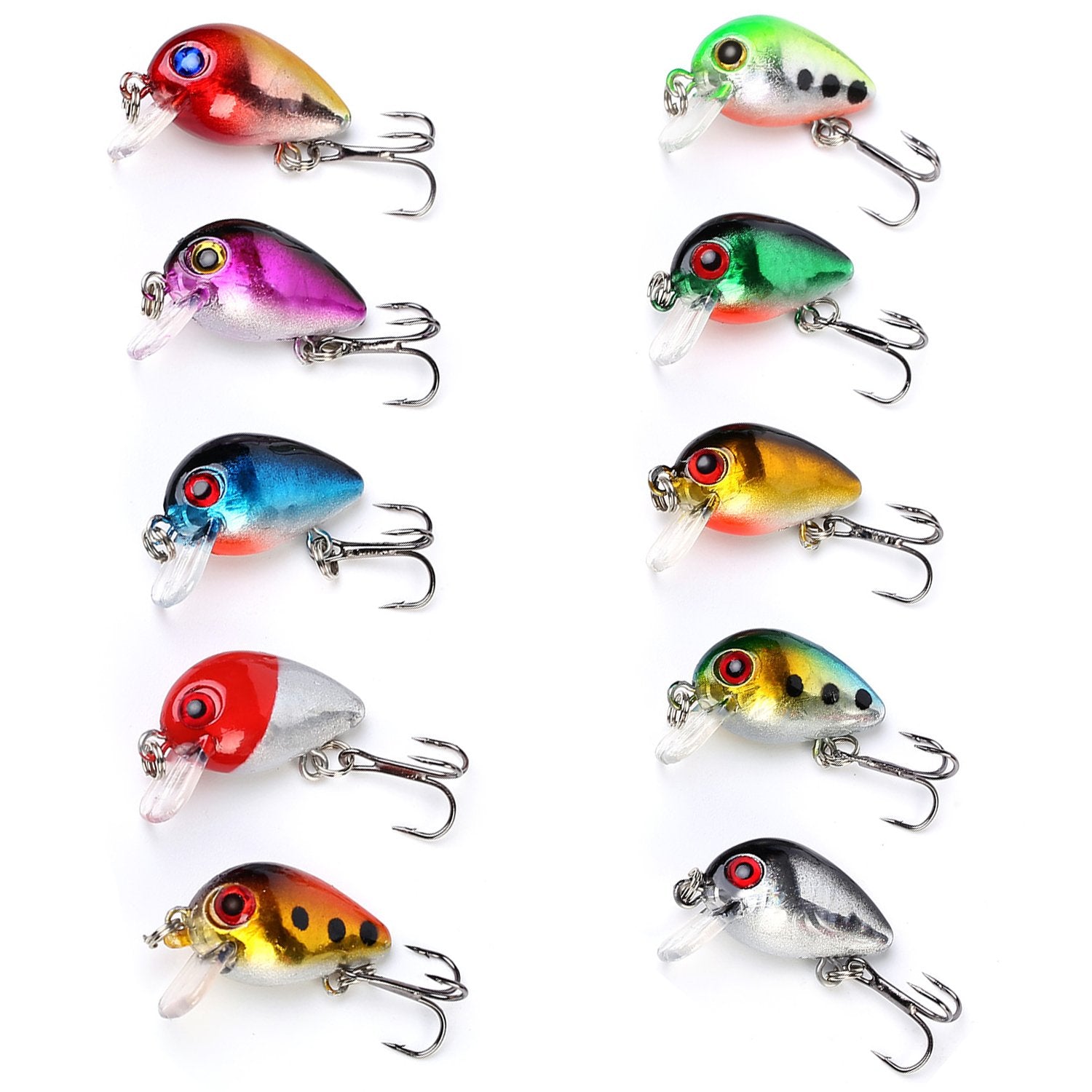 Sougayilang Fishing Lures Large Hard Bait Minnow VIB Lure with Treble Hook Life-Like Swimbait Fishing Bait Popper Crankbait Vibe Sinking Lure for Bass Trout Walleye Redfish