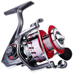 Sougayilang Fishing Rod and Reel Set Carbon Fiber Telescopic Fishing Rod 12+1BB Spinning Reel with Carry Case for Saltwater Freshwater