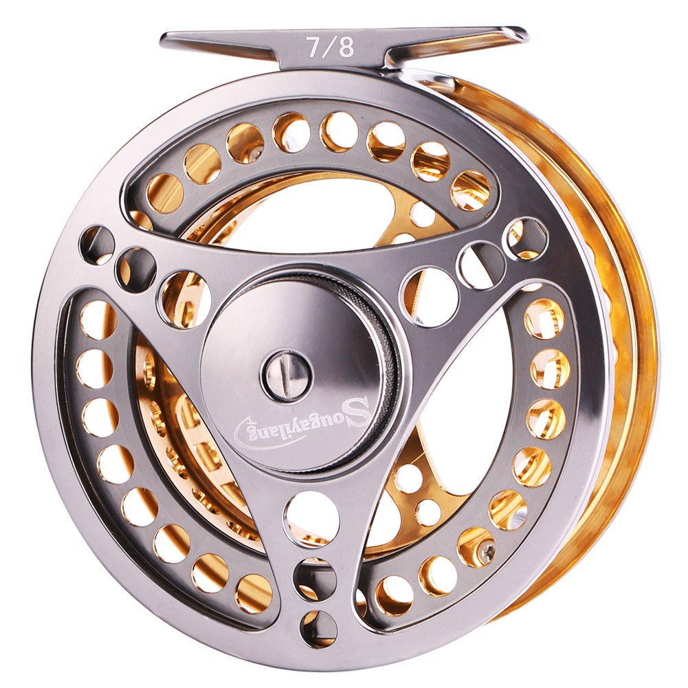 Sougayilang Fly Fishing Rod Reel Combos with Lightweight Portable Fly Rod and CNC-machined Aluminum Alloy Fly Reel,Fly Fishing Complete Starter Package