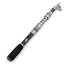 Sougayilang Fishing Rod Reel Combo with Telescopic Fishing Pole Spinning Reel Carrier Bag for Travel Saltwater Freshwater Fishing