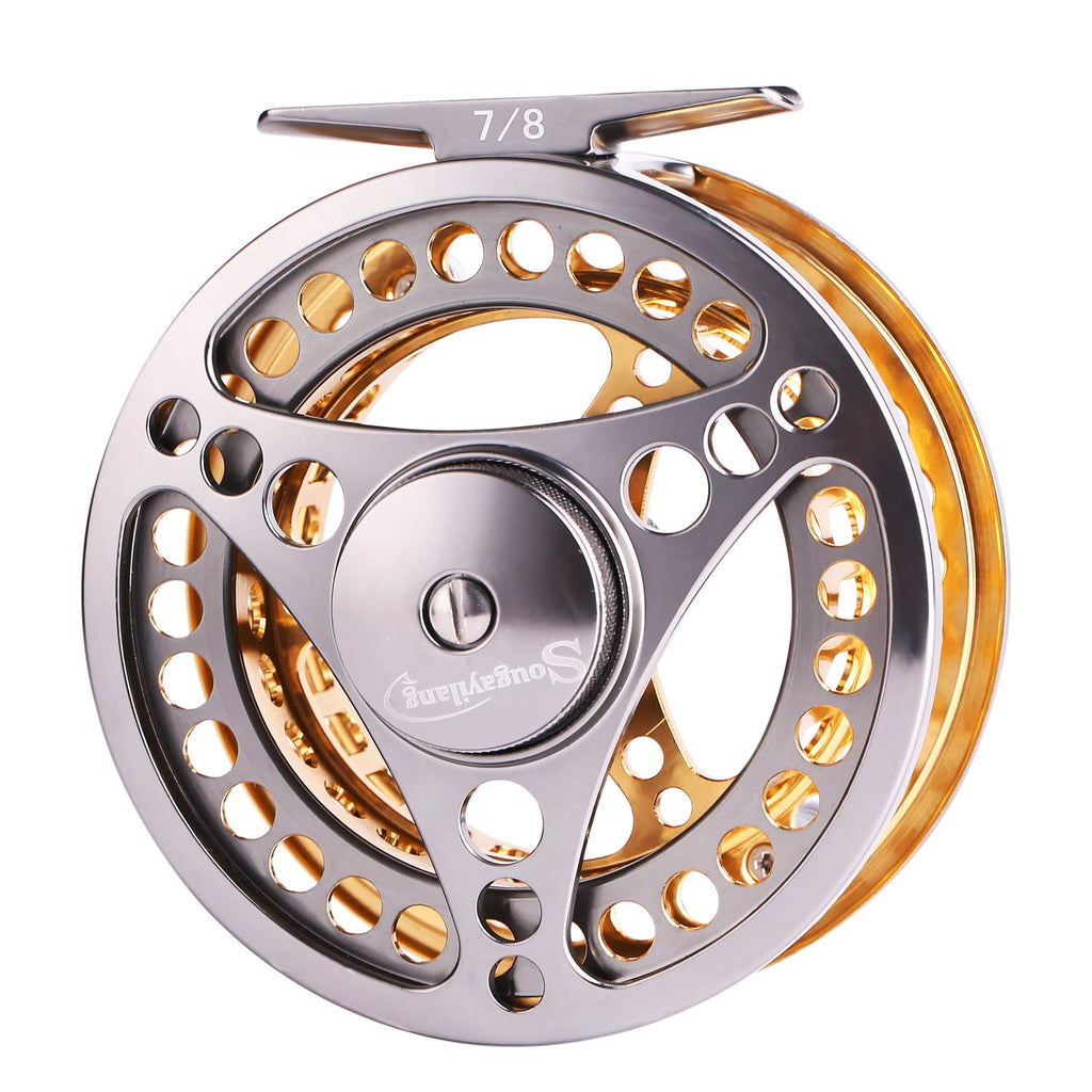 Sougayilang Fly Fishing Rod Reel Combos with Lightweight Portable Fly Rod and CNC-machined Aluminum Alloy Fly Reel,Fly Fishing Complete Starter Package