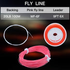 Sougayilang Fly Fishing Rod Reel Combos with Lightweight Portable Fly Rod and CNC-machined Aluminum Alloy Fly Reel,Fly Fishing Complete Starter Package