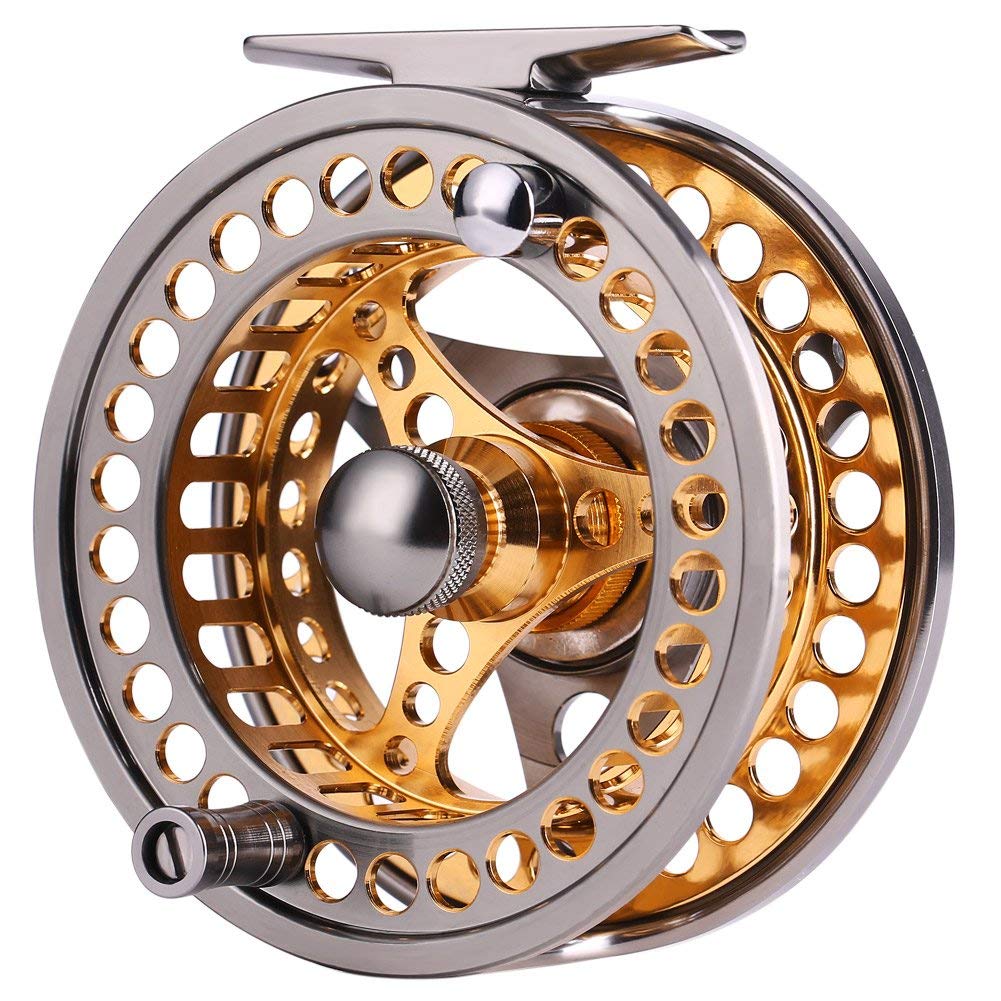 Sougayilang Fly Fishing Rod Reel Combos with Lightweight Portable Fly Rod and CNC-machined Aluminum Alloy Fly Reel,Fly Fishing Complete Starter Package