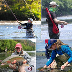 Sougayilang Fly Fishing Rod Reel Combos with Lightweight Portable Fly Rod and CNC-machined Aluminum Alloy Fly Reel,Fly Fishing Complete Starter Package